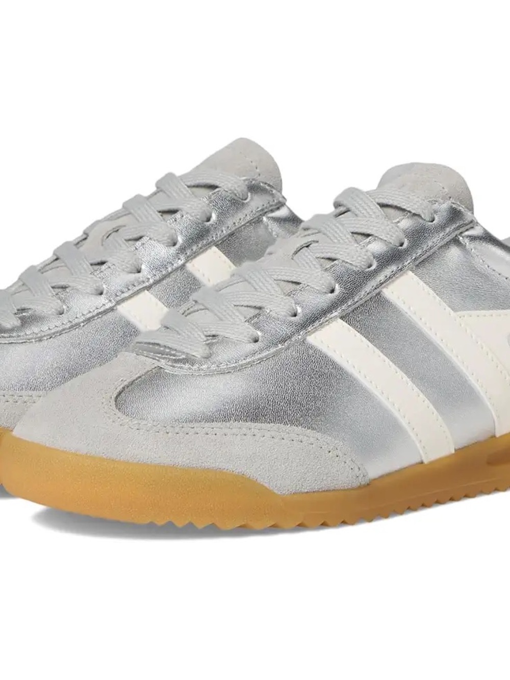GOLA Silver Metallic Sneakers